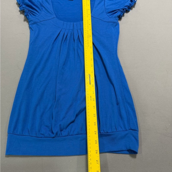 Vibrant Blue Women's Tunic Top - Picture 4 of 6